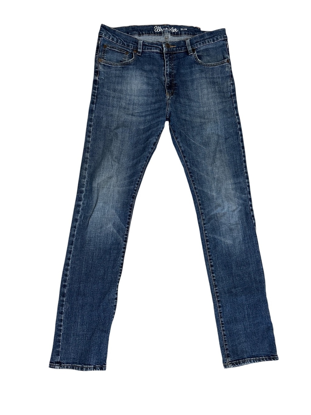 Wrangler Men's Slim Blue Jeans